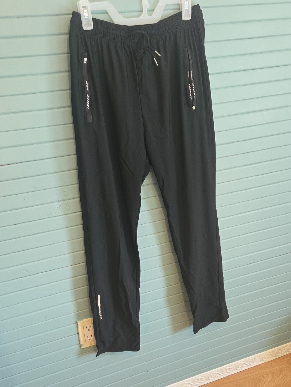 Women's Black Drawstring Active Pants